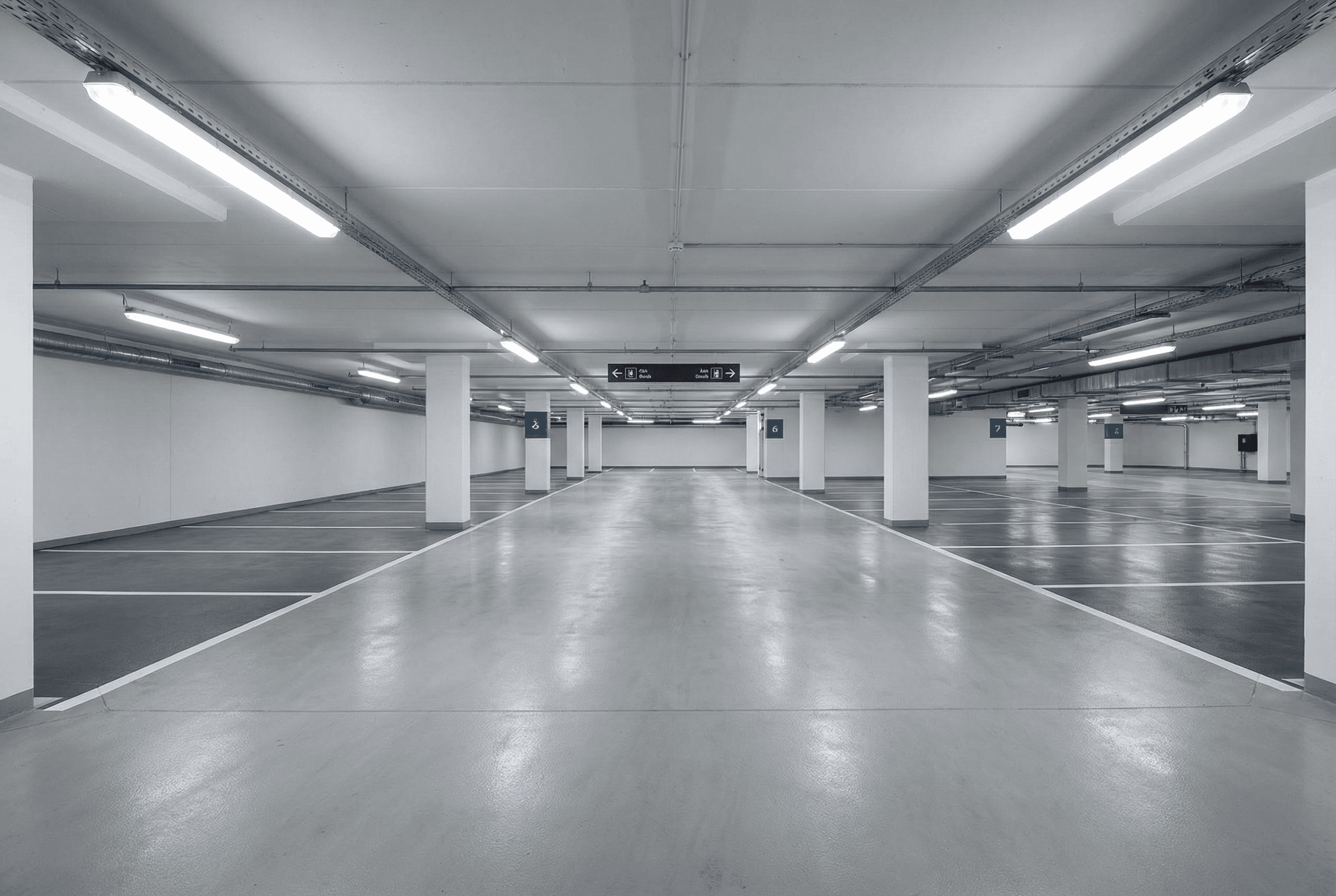 Underground Garage Cleaning